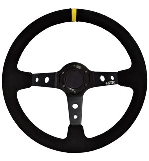 Rally Steering Wheel - 13&quot; Wheel with 3&quot; Deep Dish