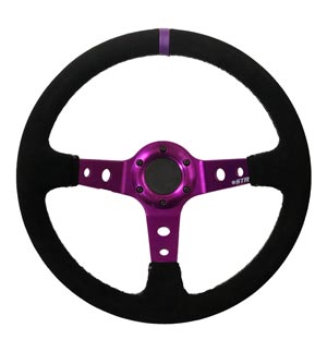 Purple DND 350mm Suede Race Wheel 
