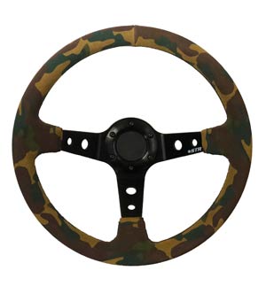 Rally Steering Wheel - 13&quot; Wheel with 3&quot; Deep Dish