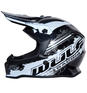 Wulfsport Cub Off Road Pro Helmet - Black