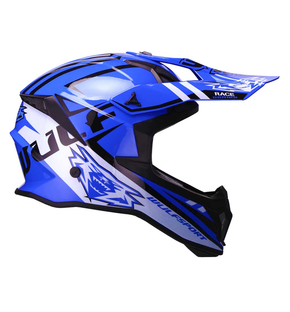 Wulfsport Race Series Helmet - ECE R 2205 - Blue