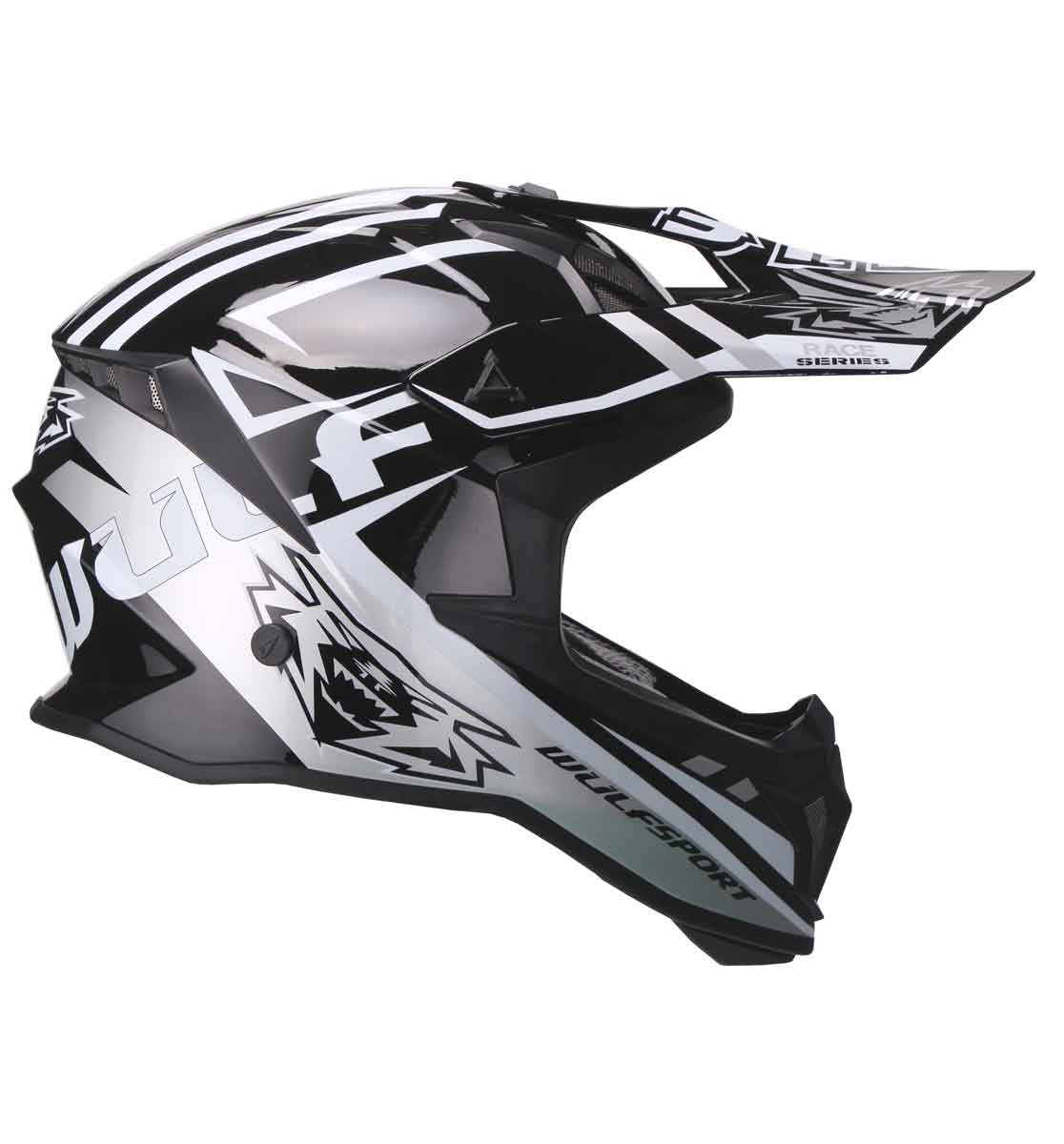 Wulfsport Race Series Helmet - ECE R 2205 - Black