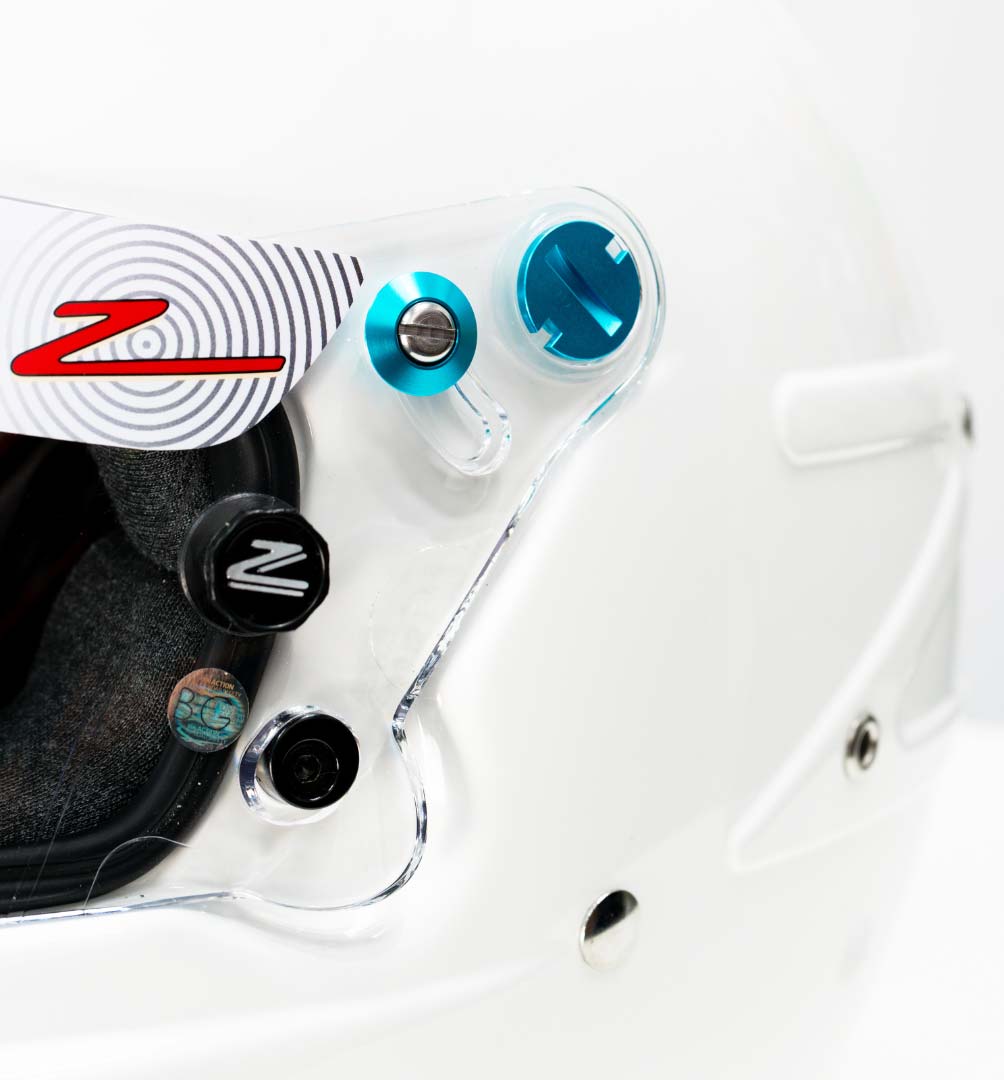 Zamp Anodised Visor Screws - Blue